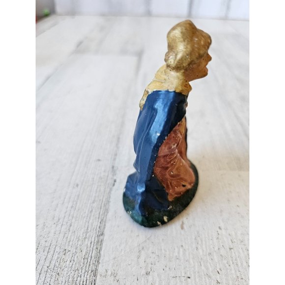 Vintage Germany Wiseman myrrh incense nativity village Xmas - Picture 5 of 8